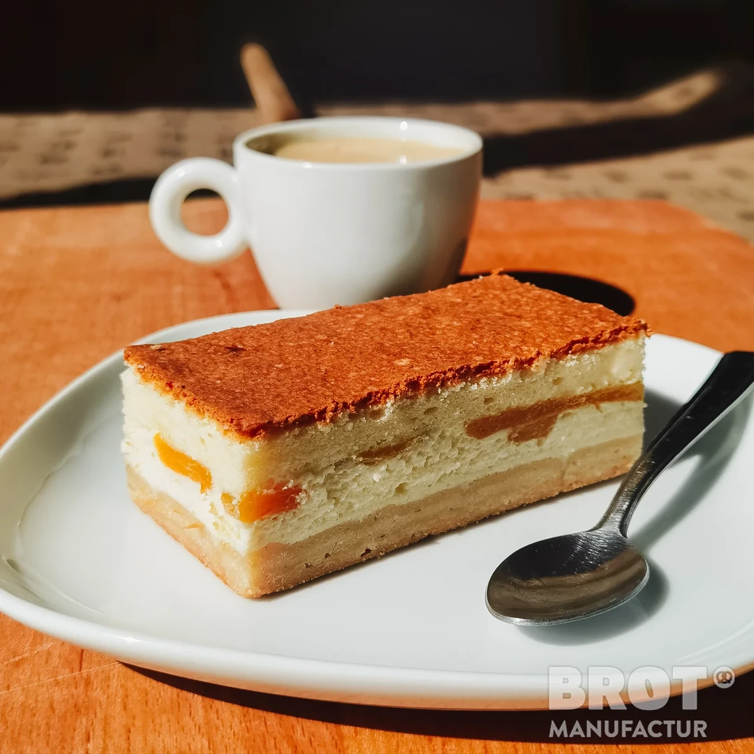 Quark Pfirsich Kuchen imagine mare